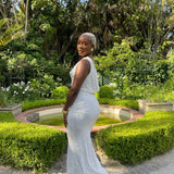 Michal White Bodycon Dress